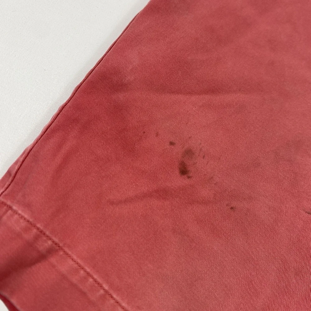Polo Ralph Lauren Shorts Mens 33 Red Chino Flat Front Cotton Casual Summer
